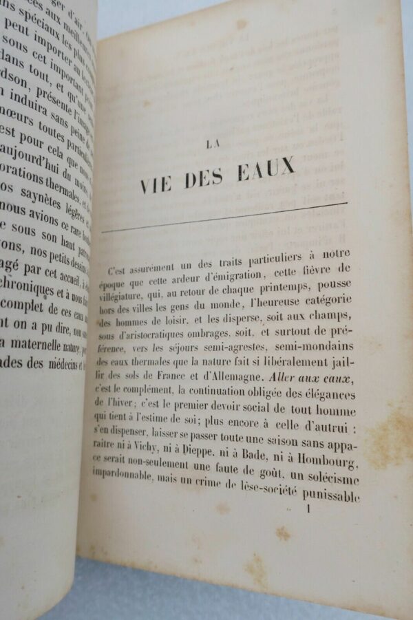 Eaux  vie des eaux avec des notes sur la vertu curative des eaux 1853 – Image 6