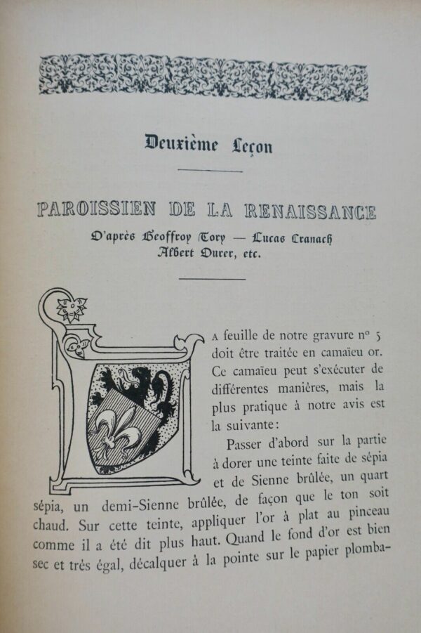 Enluminure Traité Pratique de l'enluminure des livres d'Heures, Canons d'Autels. – Image 12