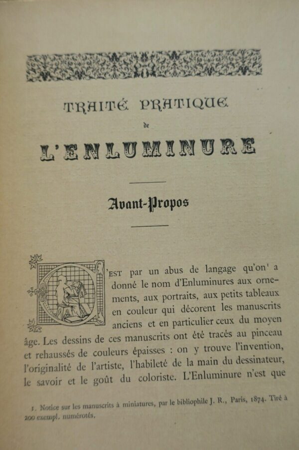 Enluminure Traité Pratique de l'enluminure des livres d'Heures, Canons d'Autels. – Image 7