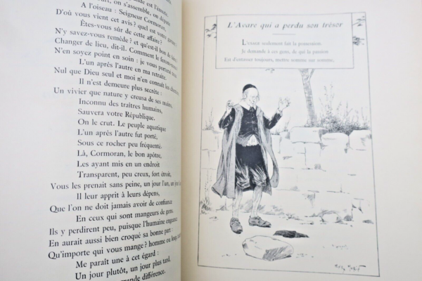 FABLES DE LA FONTAINE. Cent fables choisies. Illustrat-Morin – Image 4