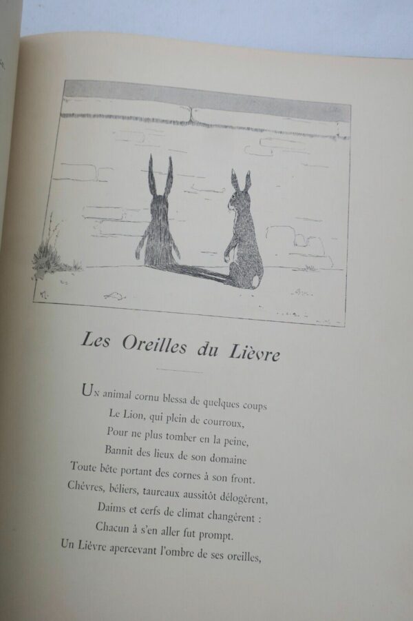 FABLES DE LA FONTAINE. Cent fables choisies. Illustrat-Morin – Image 6