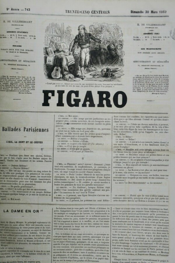 FIGARO 1862 premier semestre – Image 6