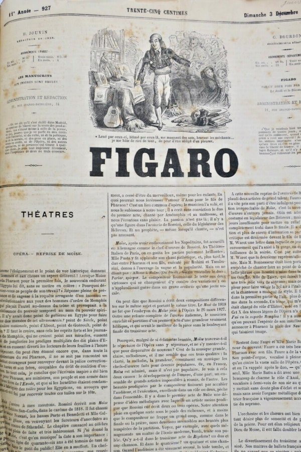 FIGARO 1864 premier semestre