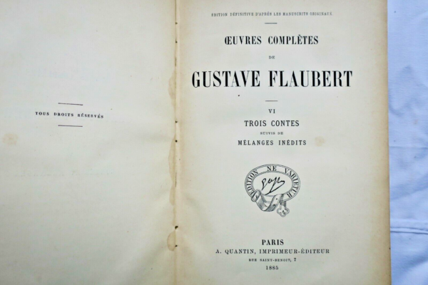 FLAUBERT  trois contes 1885 – Image 6