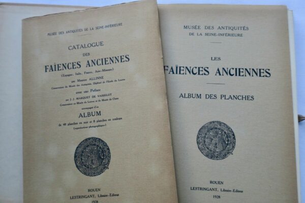 Faïences anciennes Espagne, d'Italie, de France, d'Asie-Mineure 1928 – Image 4