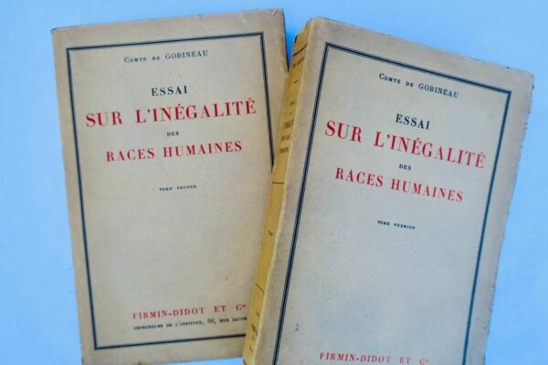 GOBINEAU COMTE DE ESSAI SUR L'INEGALITE DES....