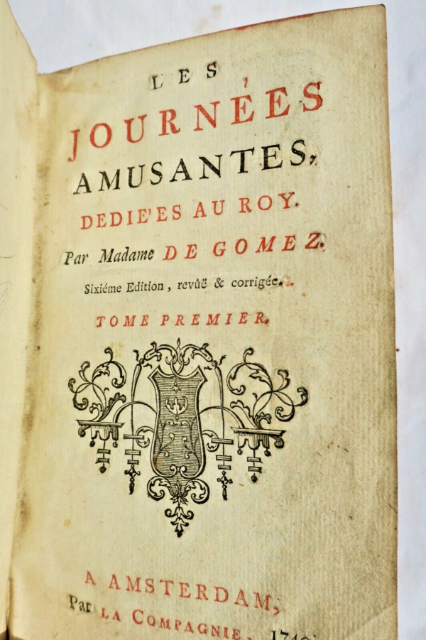 GOMEZ Les journées amusantes, dédiées au roy 1740 – Image 8