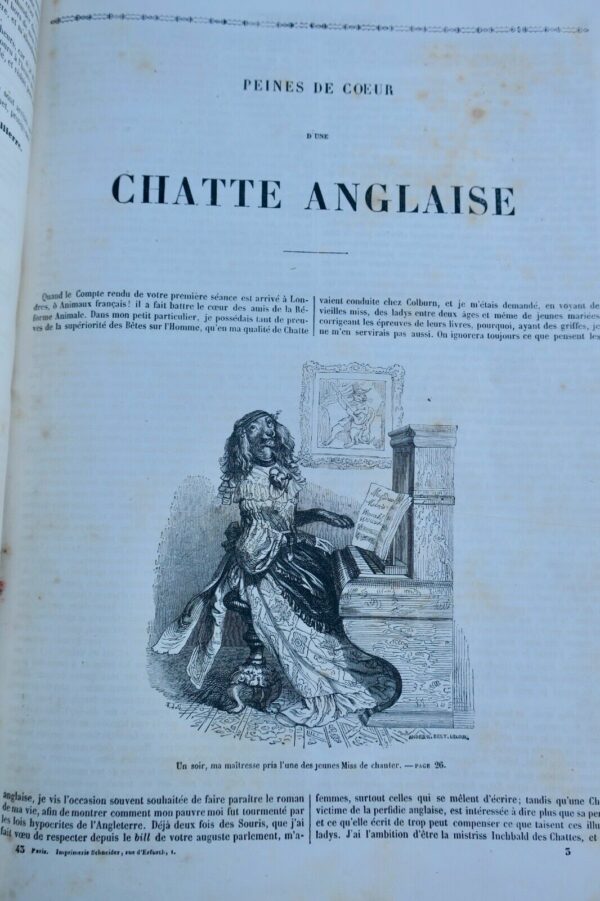 GRANDVILLE Scènes de la vie publique et privée des animaux 1852 – Image 13