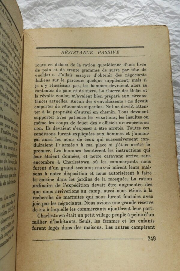 Gandhi écrite par lui-même Pr. de Romain Rolland + Mahatma Gandhi – Image 3