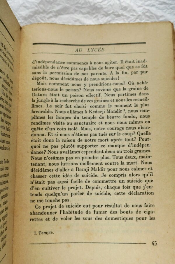 Gandhi écrite par lui-même Pr. de Romain Rolland + Mahatma Gandhi – Image 5