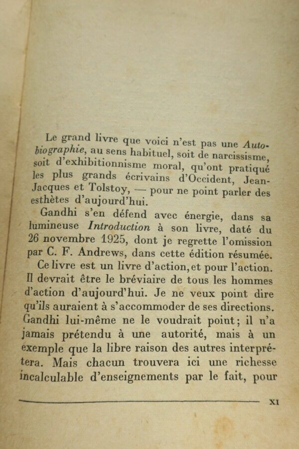 Gandhi écrite par lui-même Pr. de Romain Rolland + Mahatma Gandhi – Image 6