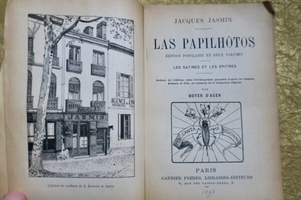 Gascogne LAS PAPILHôTOS texte gascon