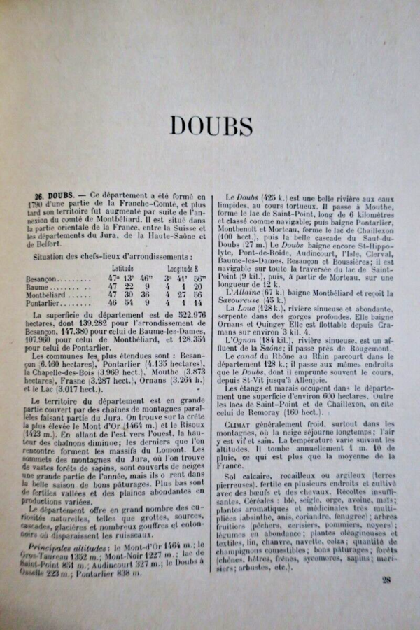 Géographie MATAIGNE  NOUVELLE GEOGRAPHIE DE LA FRANCE 1891 – Image 3