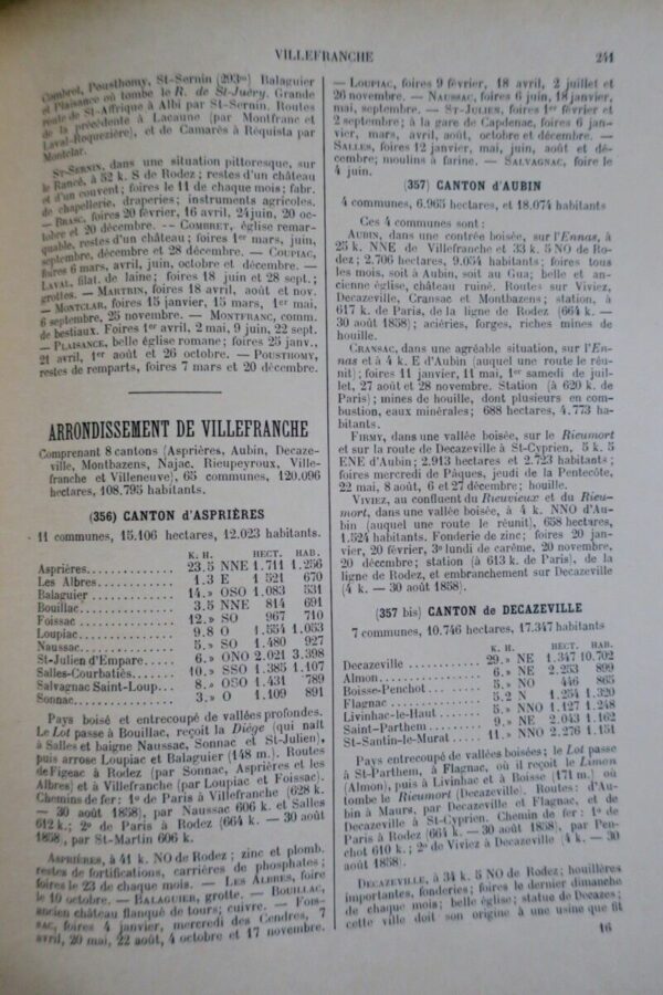 Géographie MATAIGNE  NOUVELLE GEOGRAPHIE DE LA FRANCE 1891 – Image 4