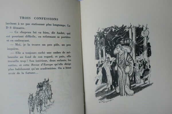 Granvilliers Trois Confessions. Avec 24 dessins d'André Lagrange 1932 – Image 4