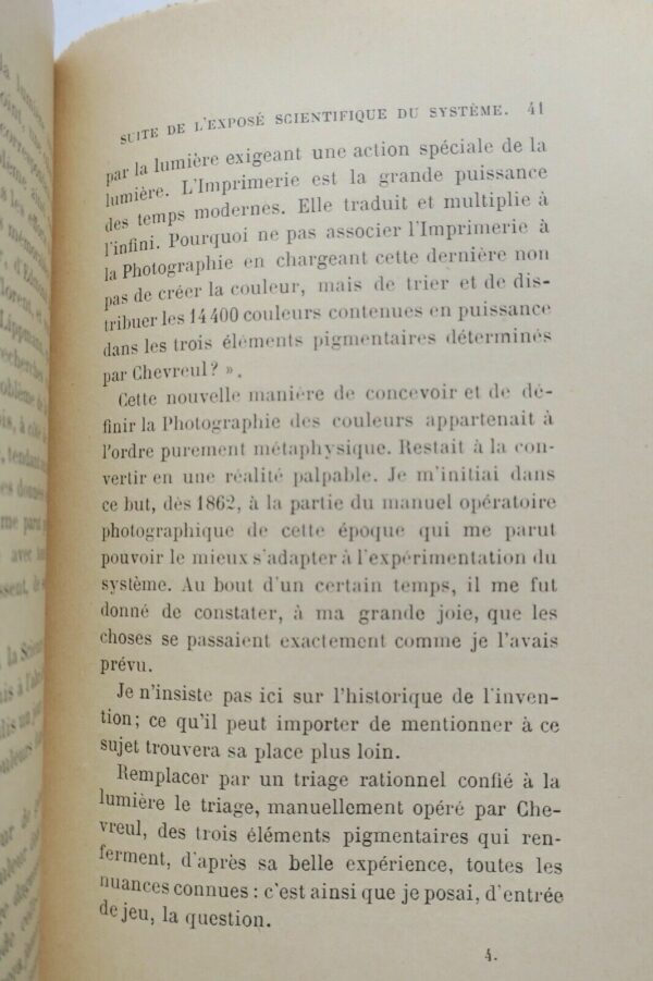 IMPRIMERIE Triplice Photographique des Couleurs et l'Imprimerie, Système... 1897 – Image 7