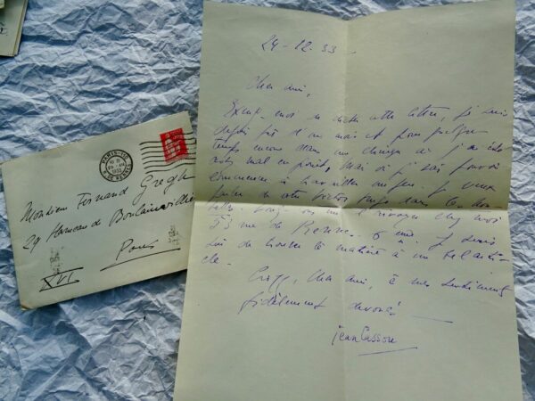 Jean Cassou lettre autographe