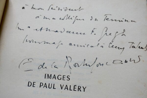 LA ROCHEFOUCAULD (Edmée de) Images de Paul Valéry Images de Paul Valéry + envoi – Image 8