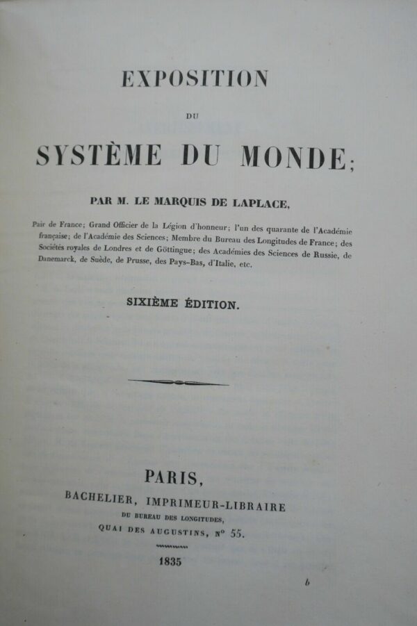 LAPLACE Oeuvres complètes de Laplace mathématicien, astronome, physicien – Image 4