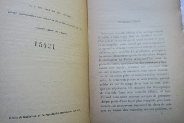 LEAUTAUD & VAN BEVER  Poètes d'aujourd'hui, morceaux choisis 1908 + dédicace – Image 3