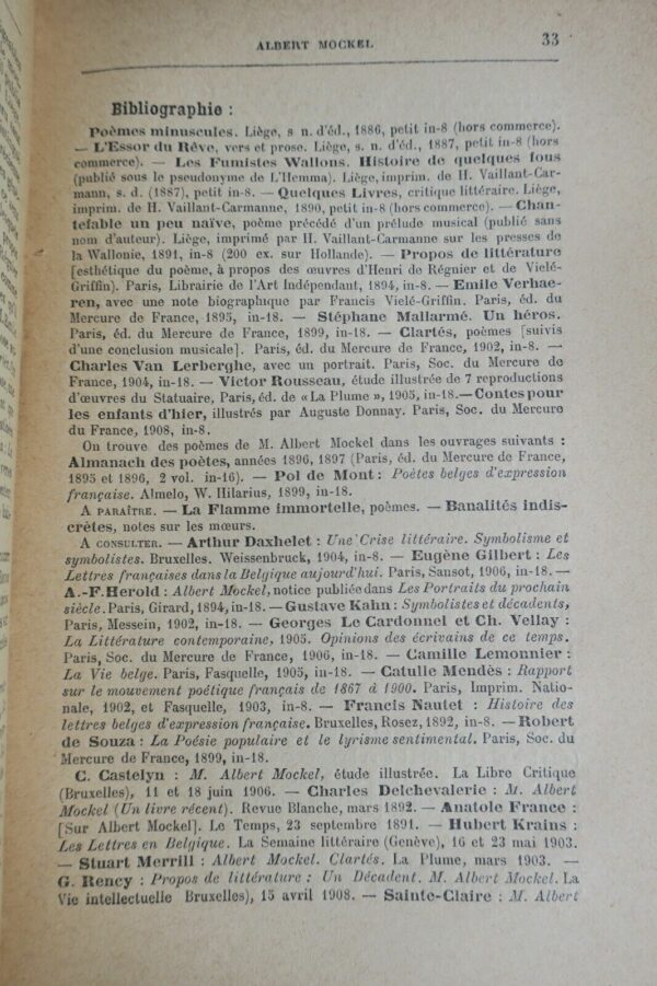 LEAUTAUD & VAN BEVER  Poètes d'aujourd'hui, morceaux choisis 1908 + dédicace – Image 5