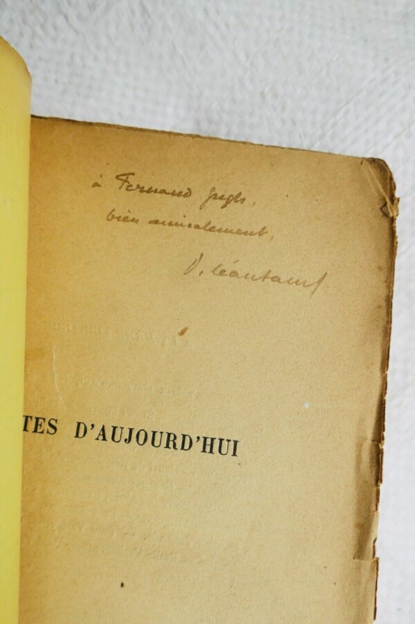 LEAUTAUD & VAN BEVER  Poètes d'aujourd'hui, morceaux choisis 1908 + dédicace