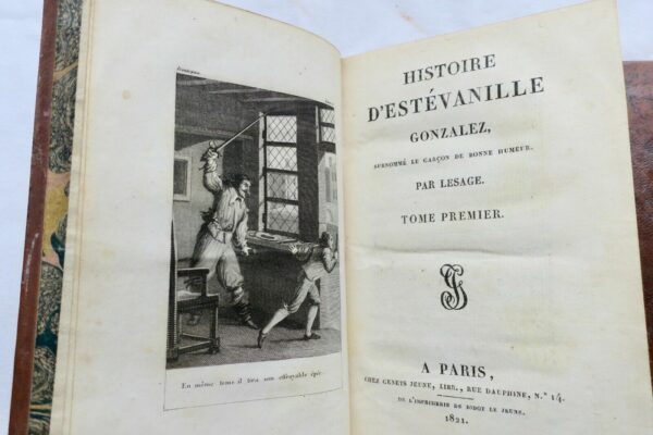 LESAGE - HISTOIRE D'ESTEVANILLE GONZALES 1821 – Image 4