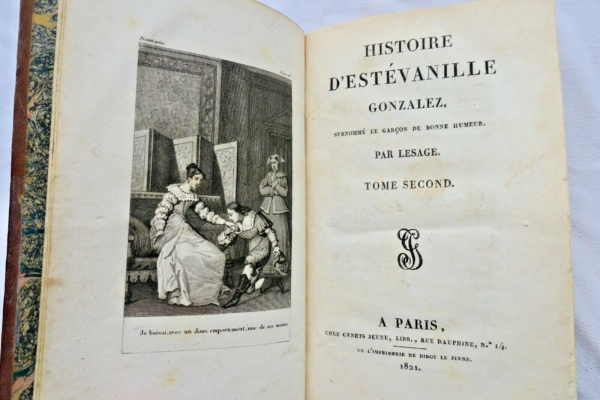 LESAGE - HISTOIRE D'ESTEVANILLE GONZALES 1821 – Image 8