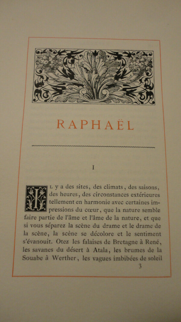 Lamartine  Raphael. Pages de la vingtième année.     ex sur Whatman – Image 4