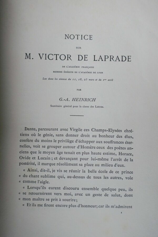 Laprade Notice sur M. Victor de Laprade 1884