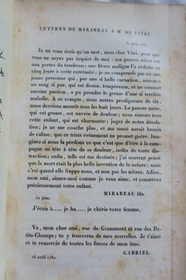 MIRABEAU - Discours et Opinions de Mirabeau précédés d'une Notice.. 1820 – Image 5