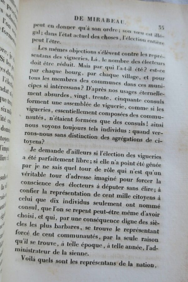 MIRABEAU - Discours et Opinions de Mirabeau précédés d'une Notice.. 1820 – Image 8
