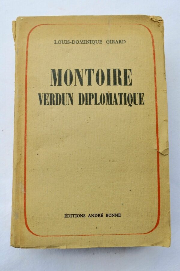 MONTOIRE VERDUN DIPLOMATIQUE  1948