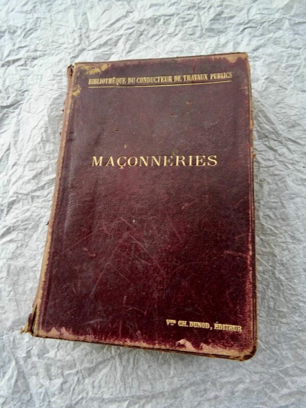 Maçon MACONNERIES  1897