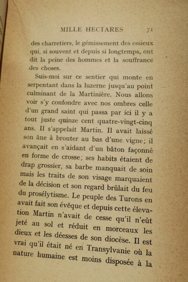 Maurice BEDEL Histoire de mille hectares + dédicace – Image 4