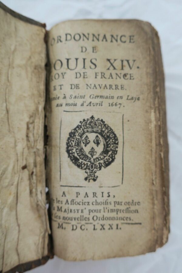 Mini Ordonnance de louis XIV roy de France et .. Coutume du pays de Normandie – Image 4