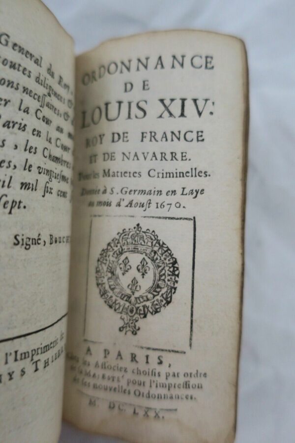 Mini Ordonnance de louis XIV roy de France et .. Coutume du pays de Normandie – Image 7