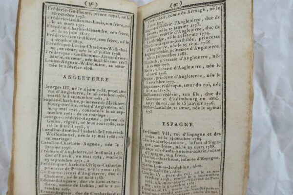 Mini Petit almanach des princes 1816 – Image 6