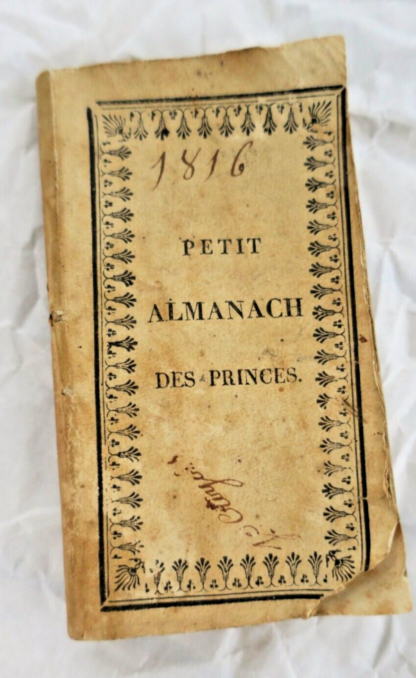 Mini Petit almanach des princes 1816