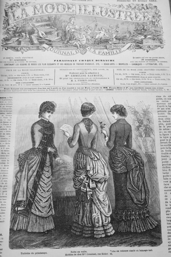 Mode Illustrée. Journal de la Famille 1883 – Image 6