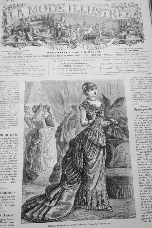 Mode Illustrée. Journal de la Famille 1883