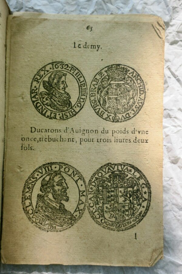 Monnaie déclaration du Roy portant sur les monnoyes d'Argent 1640 – Image 4