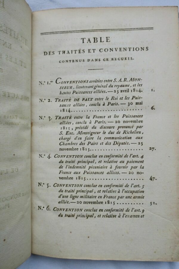 Napoléon Recueil des traités et conventions entre la France et les puissances – Image 6