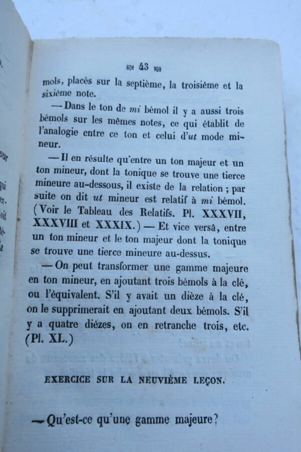 Nouveau Manuel Simplifié de Musique ou Grammaire 1839 – Image 7