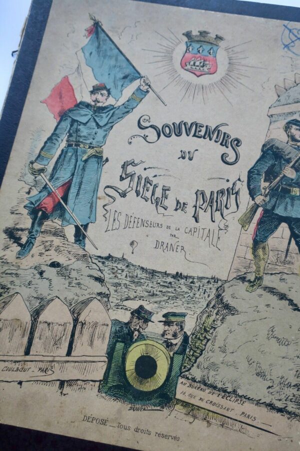 PARIS Commune DRANER (Jules Renard) Souvenirs du Siège de Paris – Image 3