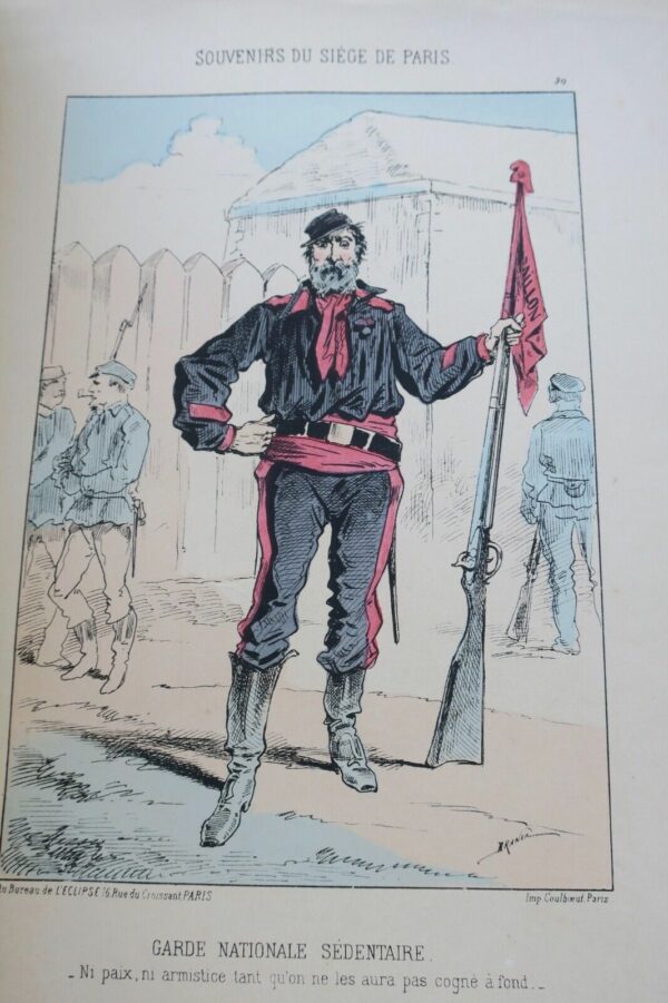 PARIS Commune DRANER (Jules Renard) Souvenirs du Siège de Paris – Image 6