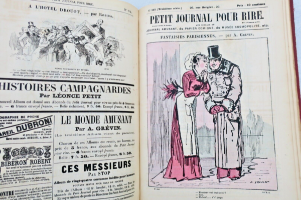 PETIT JOURNAL POUR RIRE aux Bureau du Journal Amusant du papier comique, du... – Image 15