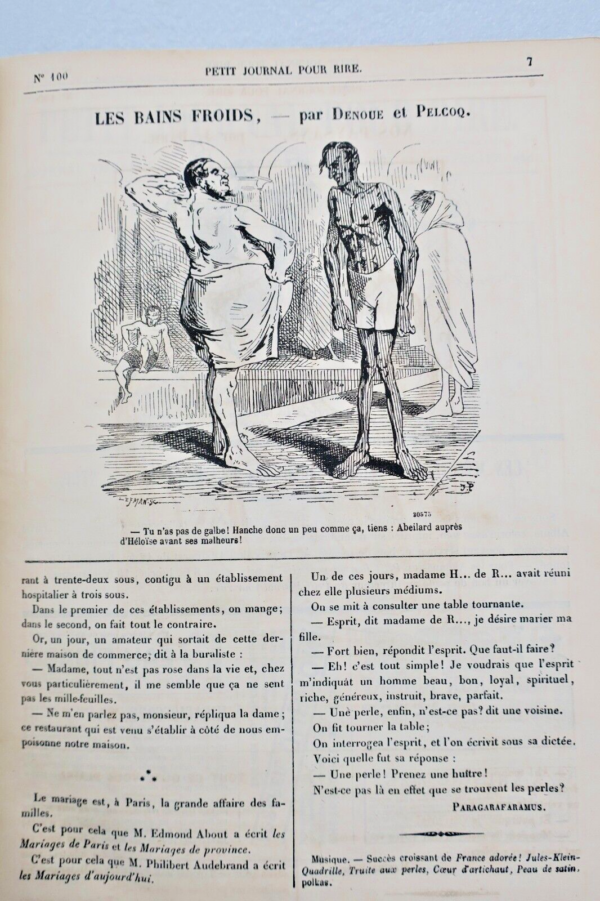 PETIT JOURNAL POUR RIRE aux Bureau du Journal Amusant du papier comique, du... – Image 7