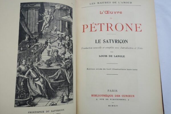 PETRONE. L'oeuvre de Pétrone. Le Satyricon – Image 7