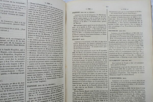 Paris Dictionnaire administratif et historique des rues de Paris 1844 – Image 8